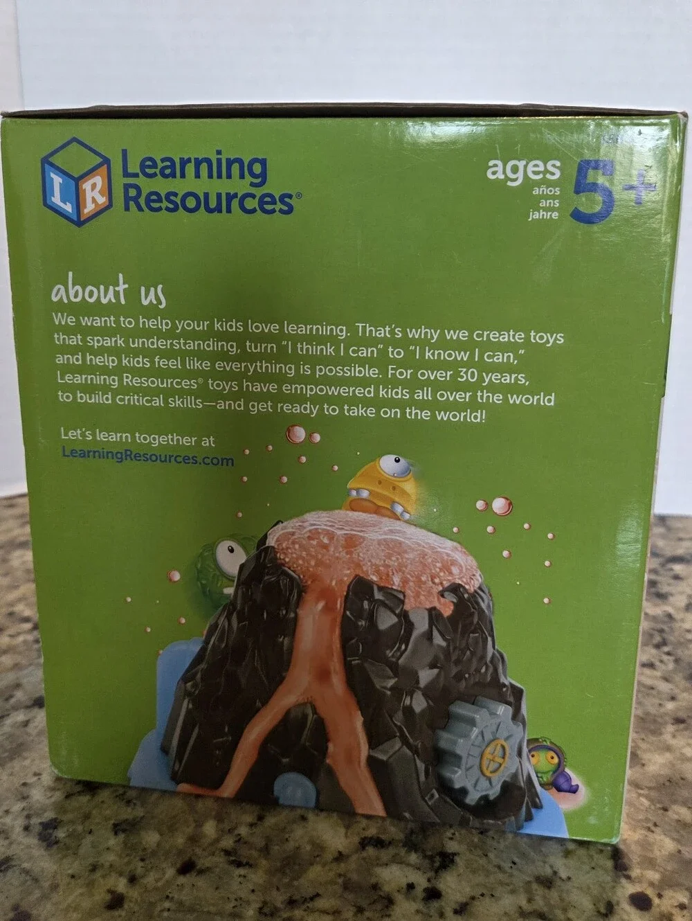 Learning Resources Beaker Creatures Bubbling Volcano Reactor Ages 5+ NEW STEM